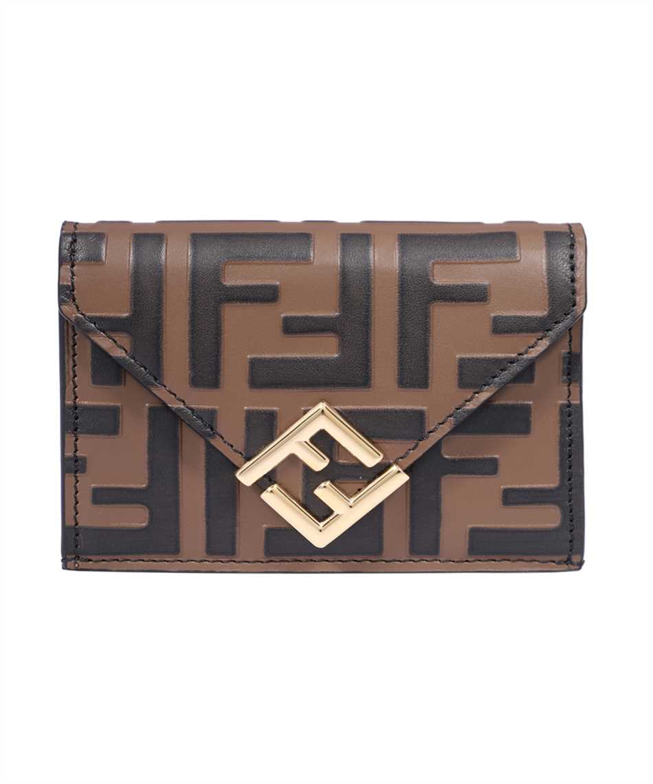 Fendi 8M0480 ADYM MINI TRIFOLD Wallet Brown