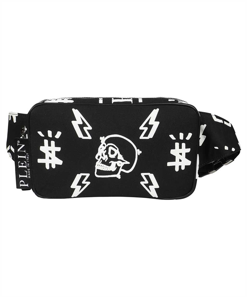Philipp Plein SABA MBA1125 PNY002N NYLON ICONIC PLEIN Marsupio Nero