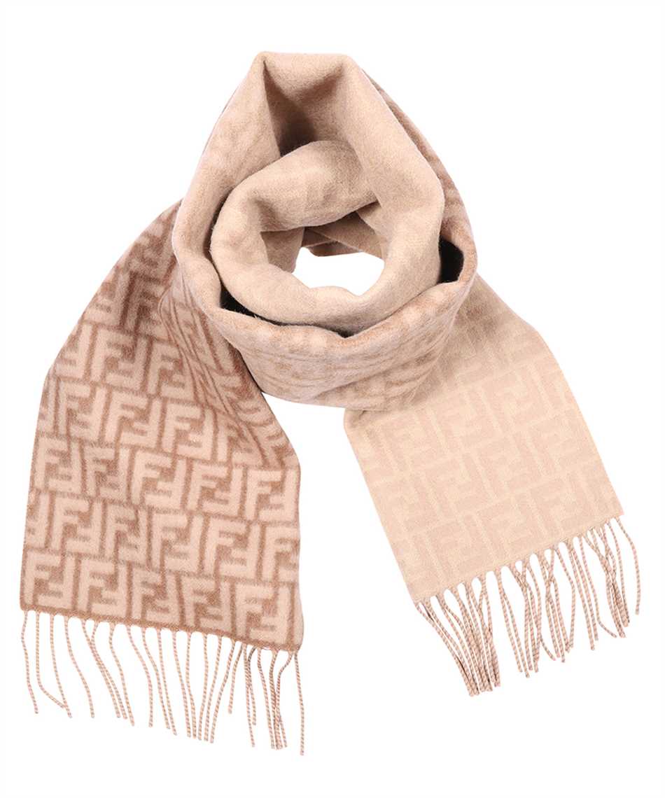 Fendi FXT416 AQCP FF WOOL AND CASHMERE Scarf 1