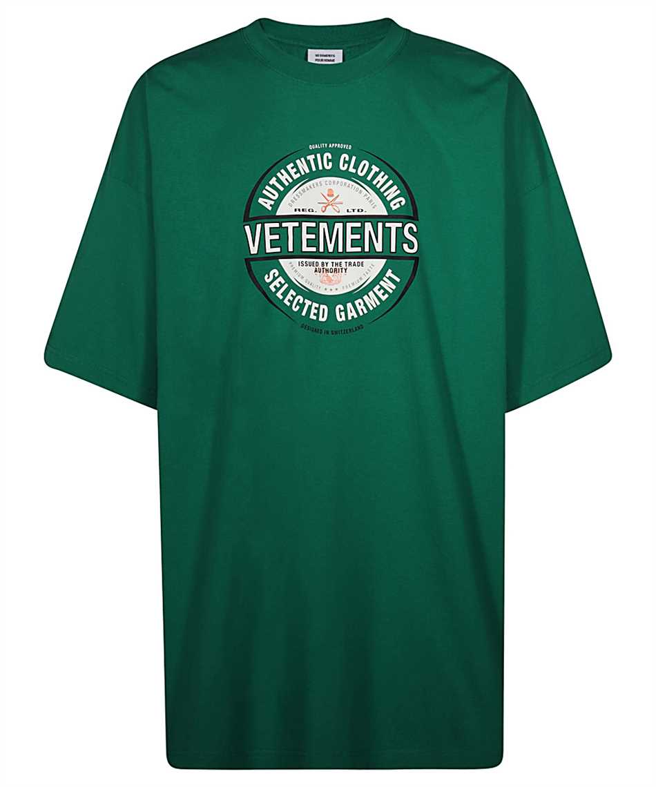 Vetements TR373 BEER BADGE T-shirt Green