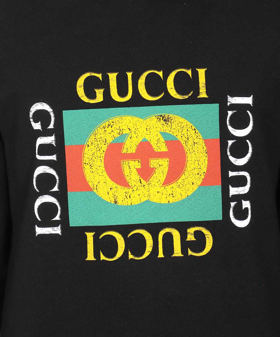 Gucci 454585 X5J57 GUCCI LOGO OVERSIZE Kapuzen-Sweatshirt 3