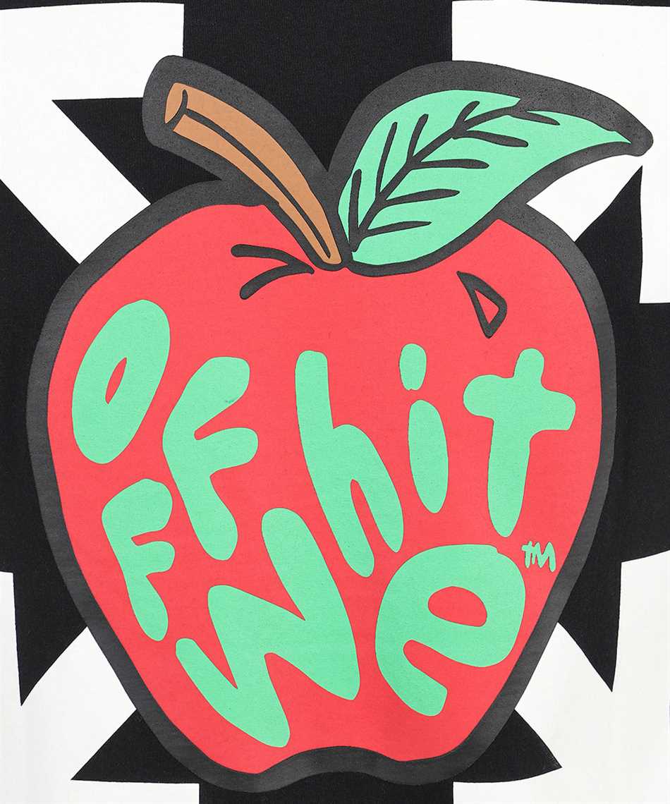 off white apple t shirt