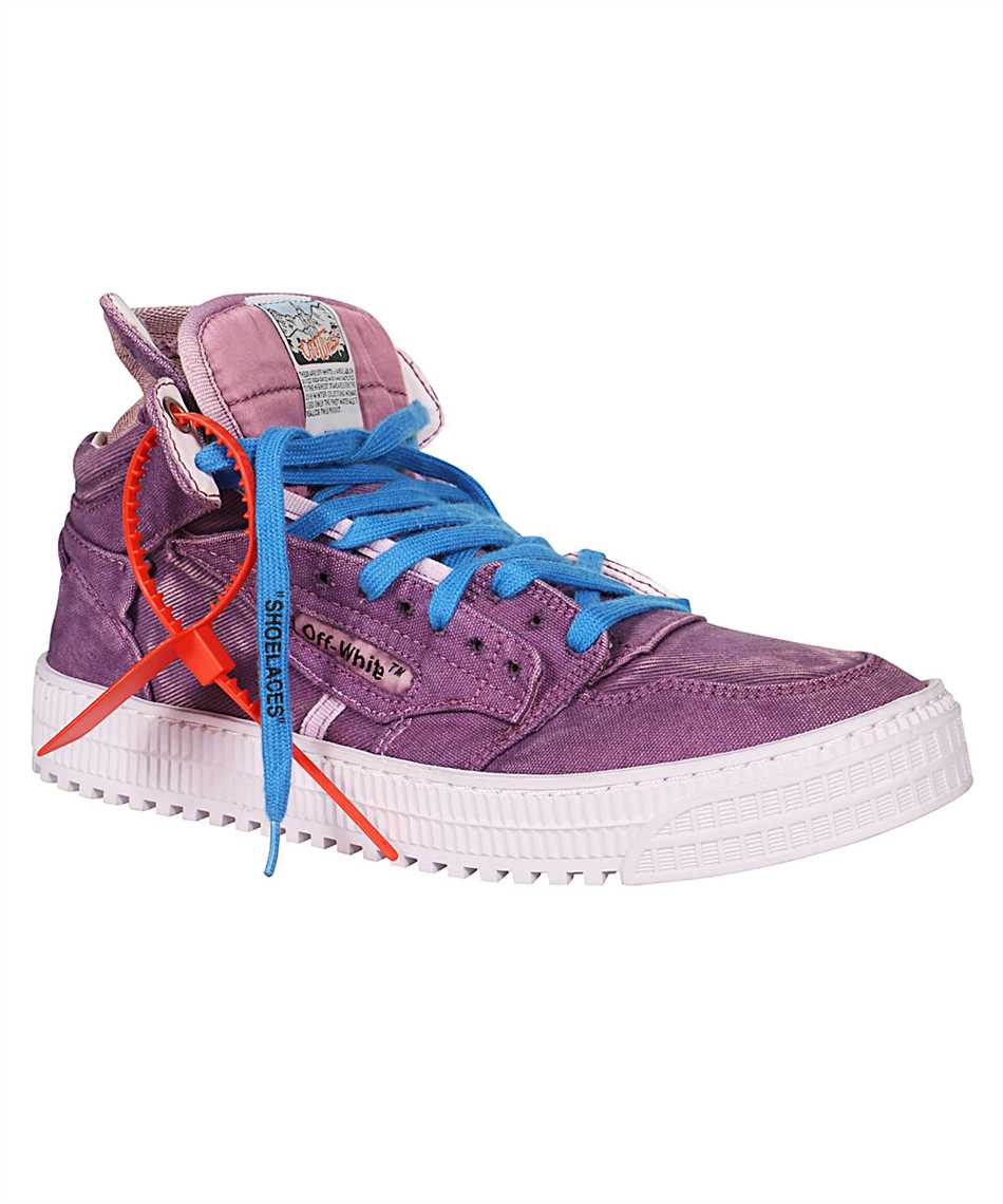 off white sneakers purple