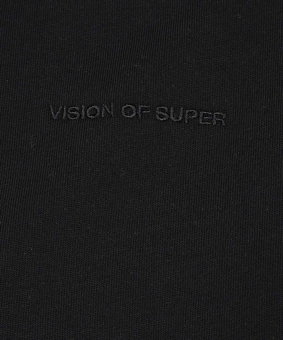Vision Of Super VSD00649 OFF WHITE FLAMES T-Shirt 3