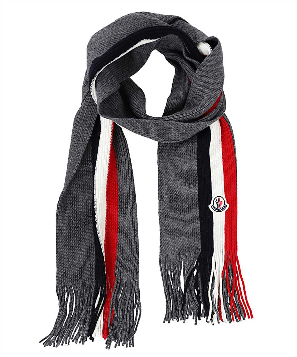 moncler grey scarf