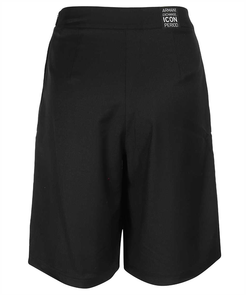 black armani shorts