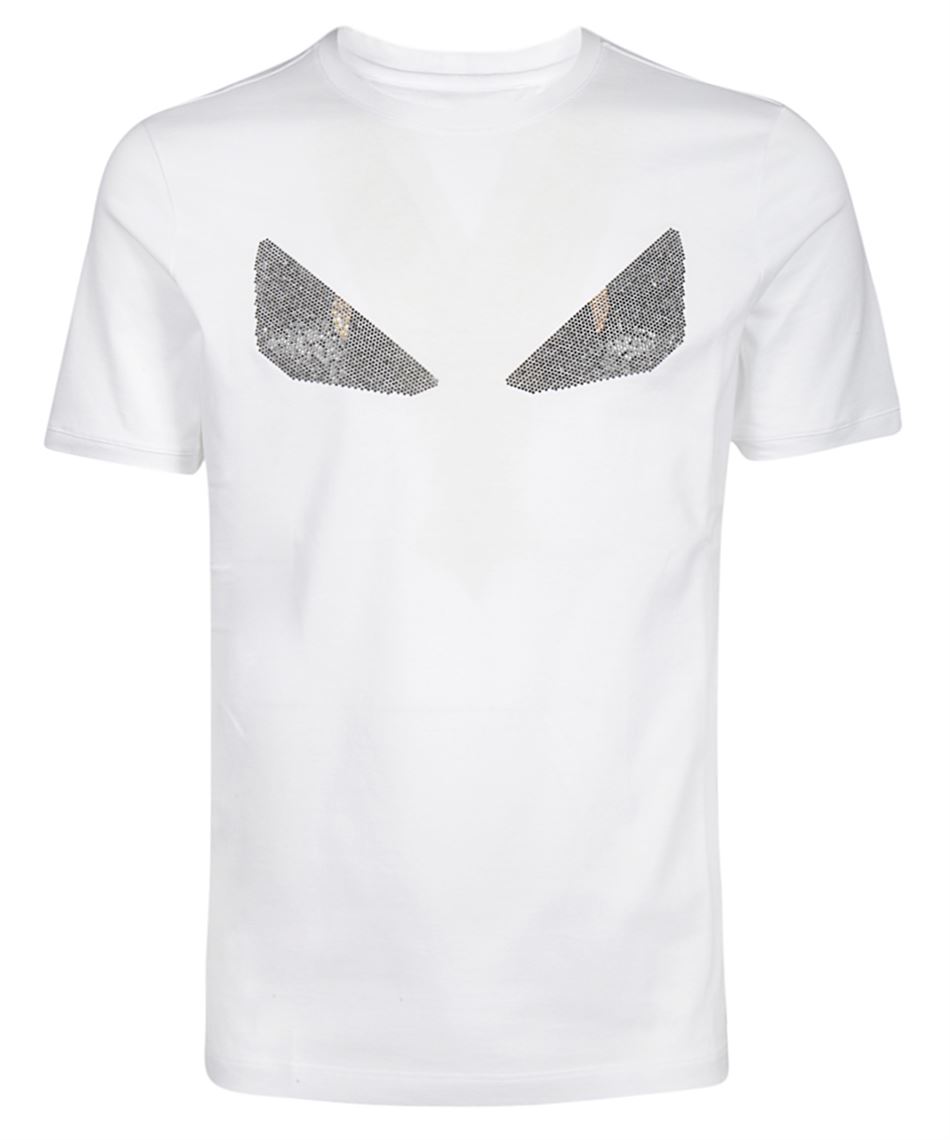 fendi white t shirt eyes