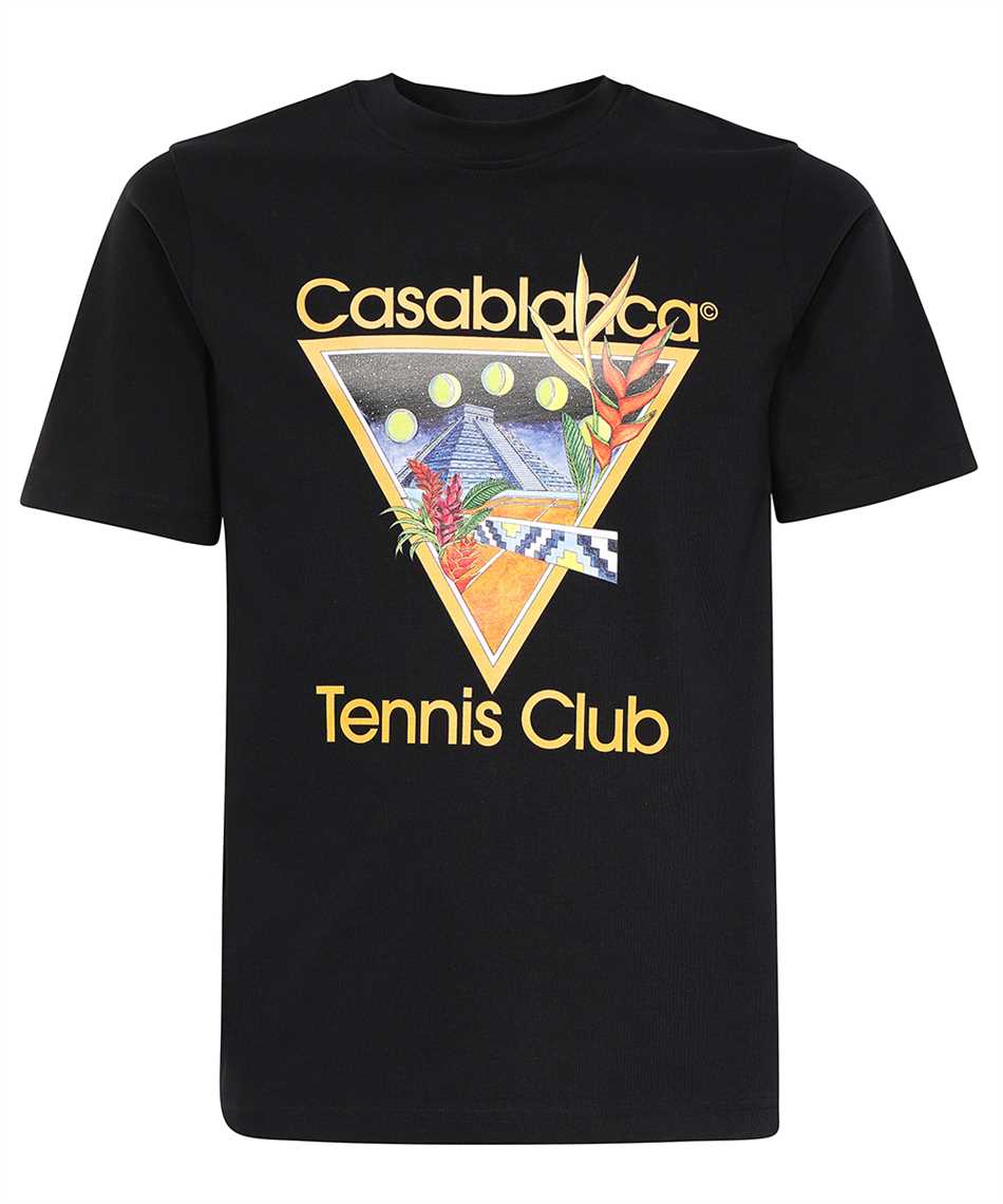 Casablanca MS23 JTS 001 15 TENNIS CLUB ICON PRINTED T-Shirt 1
