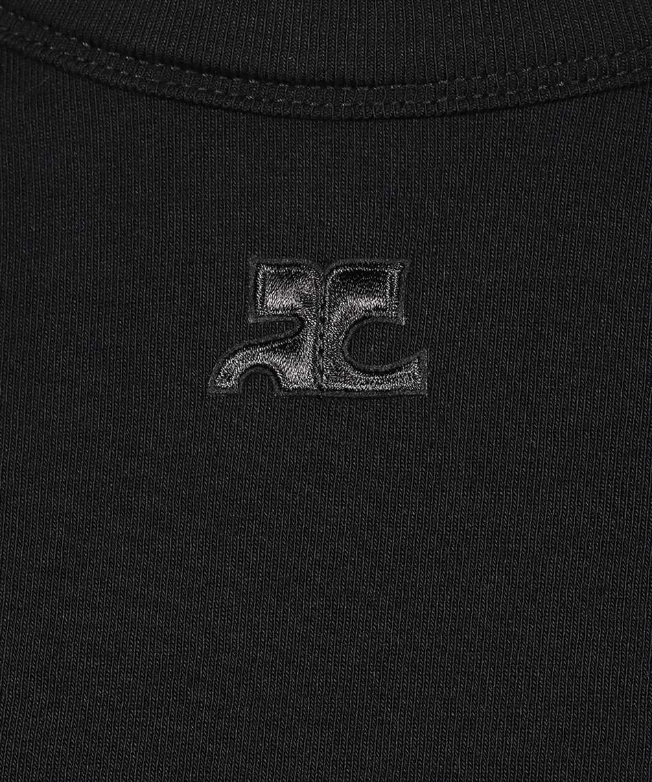 Courreges 322JTS032JS0001 COTTON CLASSICAL T-Shirt 3