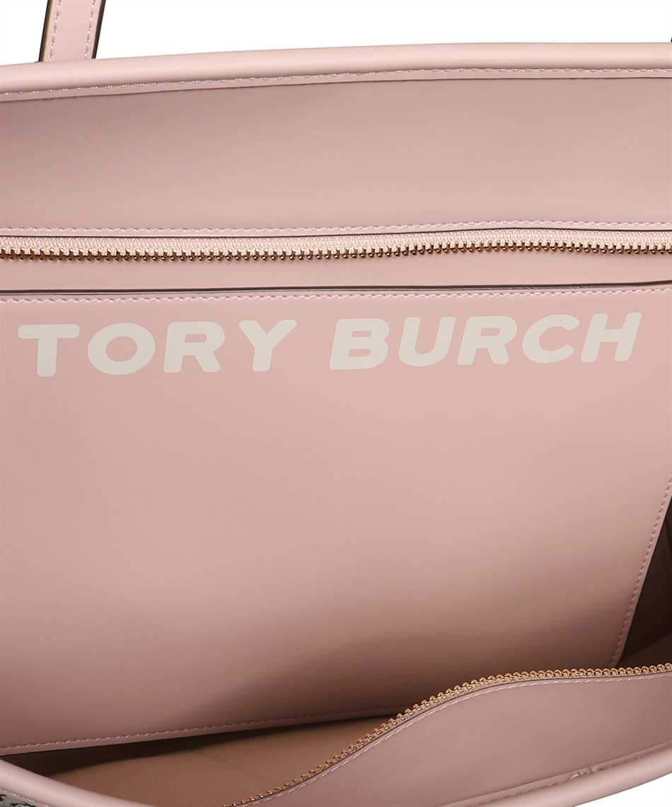 Tory Burch Canvas Tote Bag In Pink