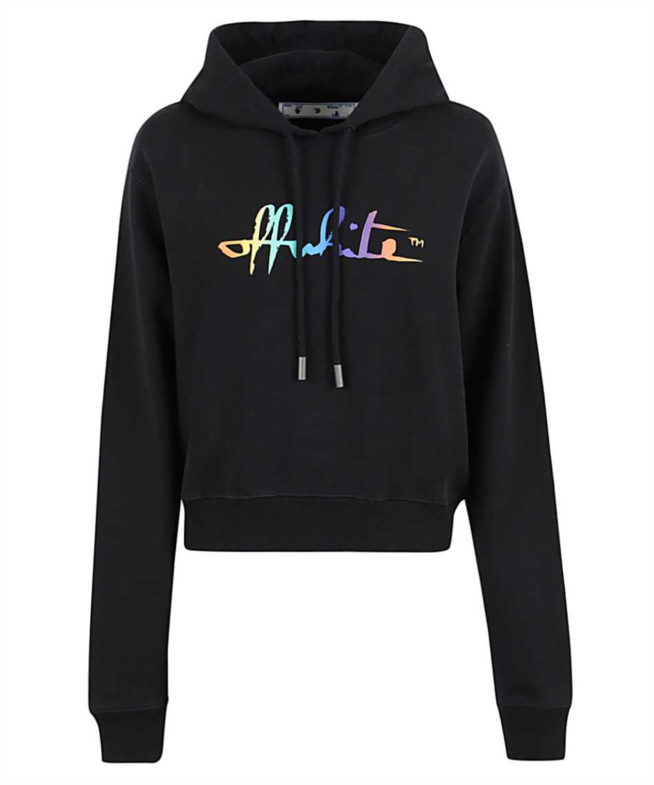 off white hoodie rainbow