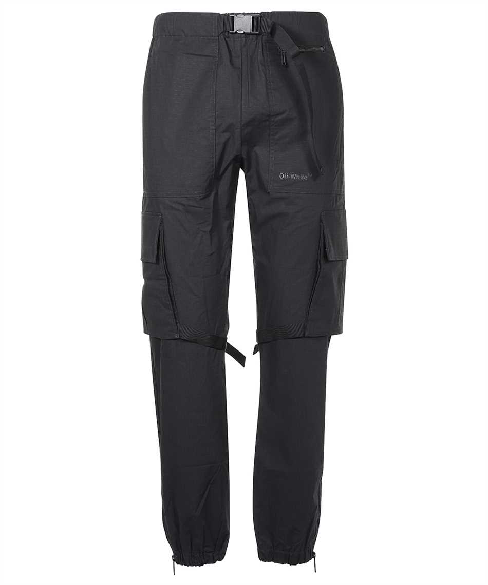 Off-White OMCF031C99FAB001 COTTON CARGO Trousers 1