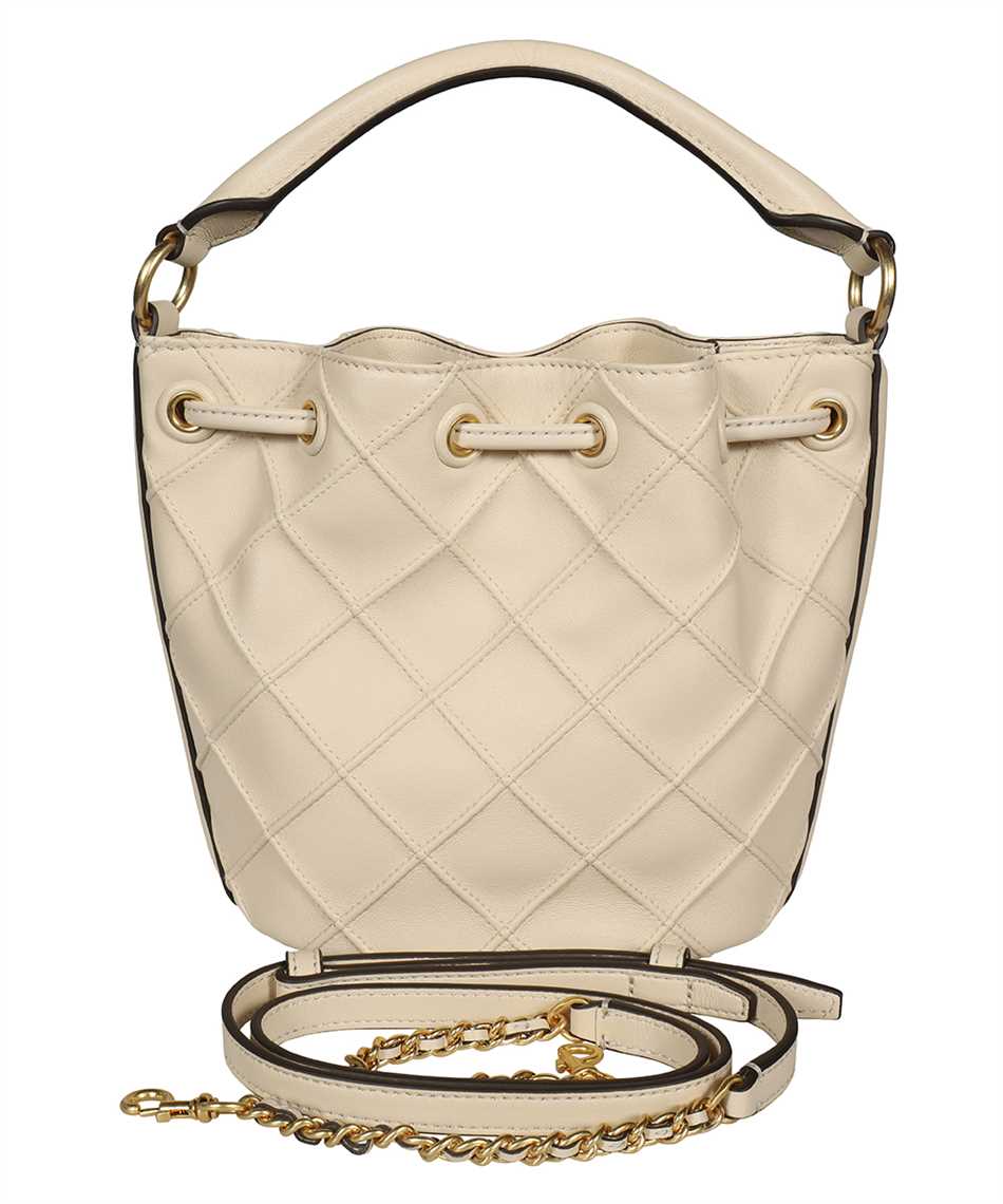 Tory Burch Fleming Quilted Leather Bucket Bag