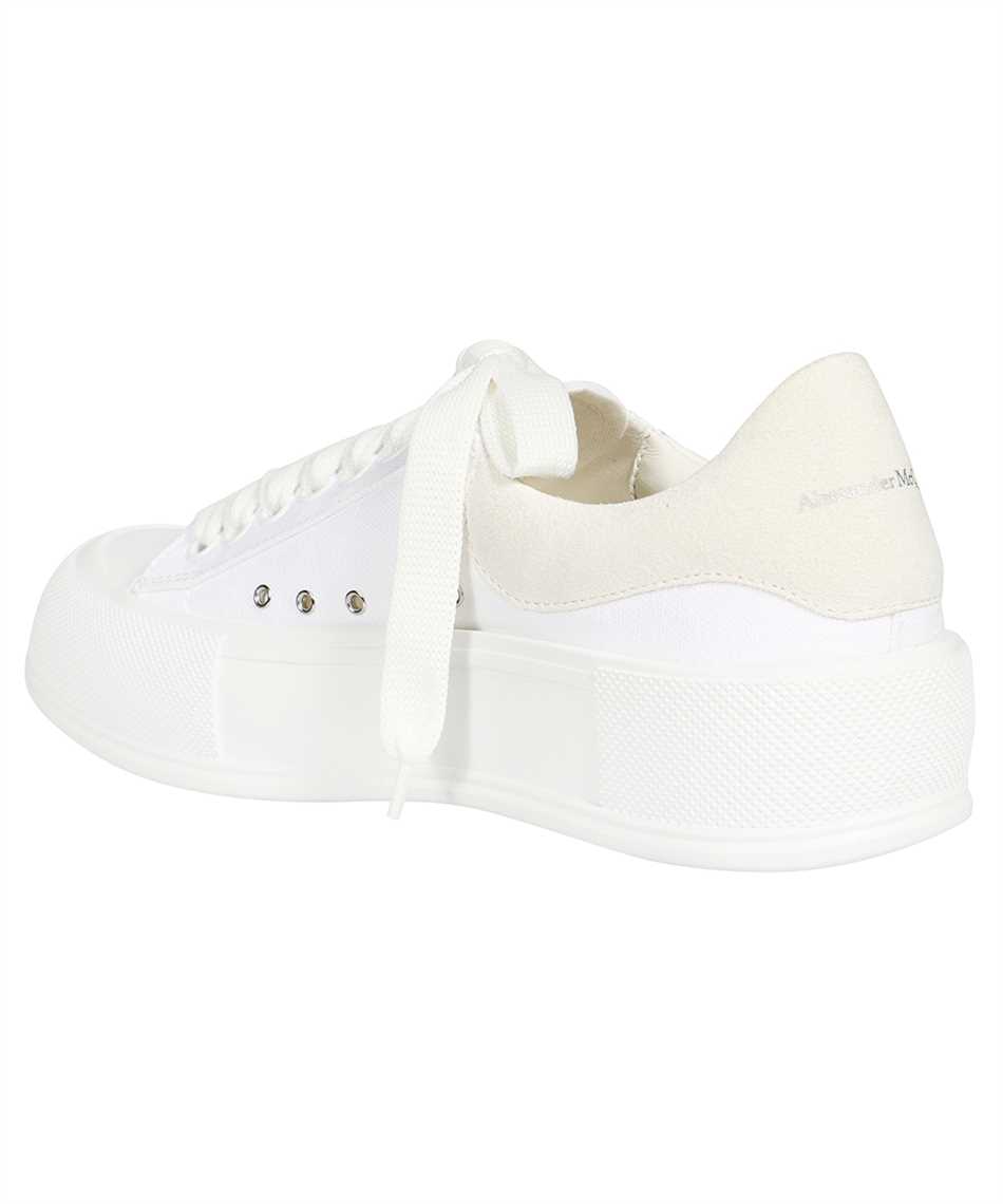 Alexander McQueen 654593 W4MV7 DECK LACE UP PLIMSOLL Sneakers White
