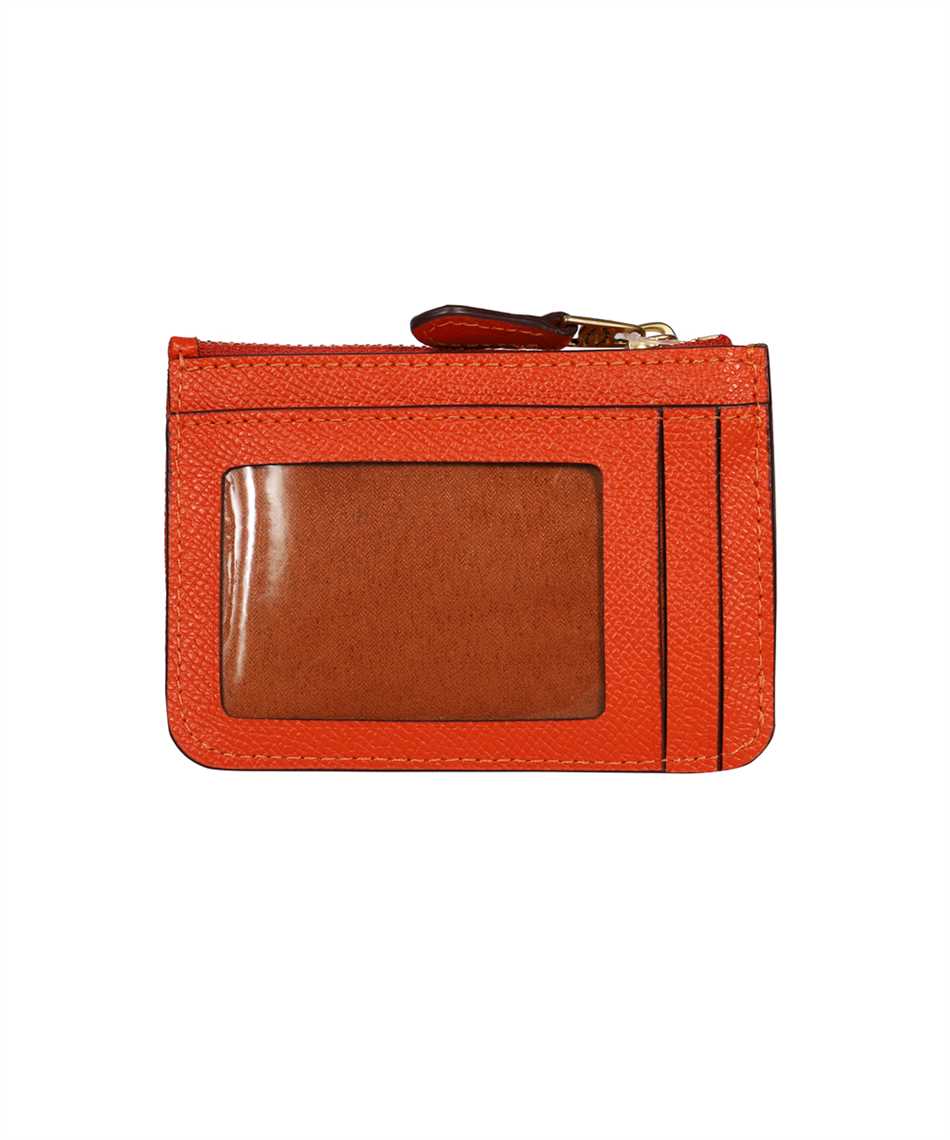 COACH CH810 CROSSGRAIN MIID ID SKINNY Card holder Orange