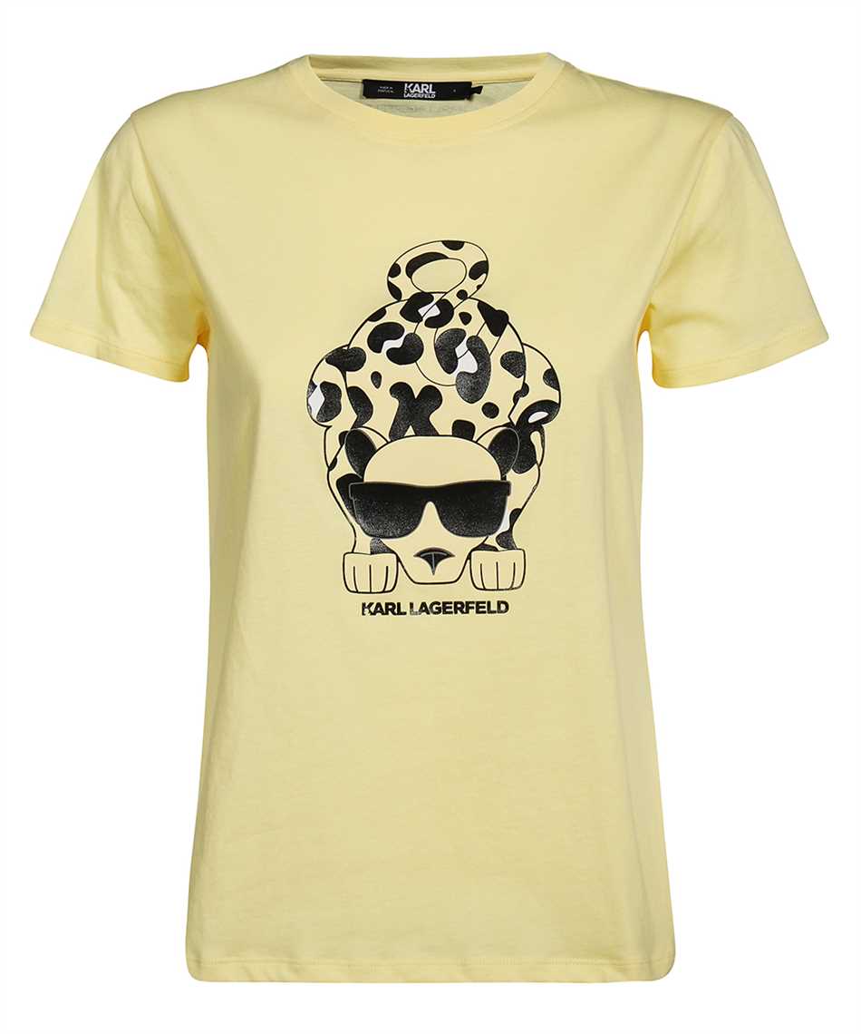Karl Lagerfeld 220W1751 IKONIK KARLIMAL T-shirt Yellow