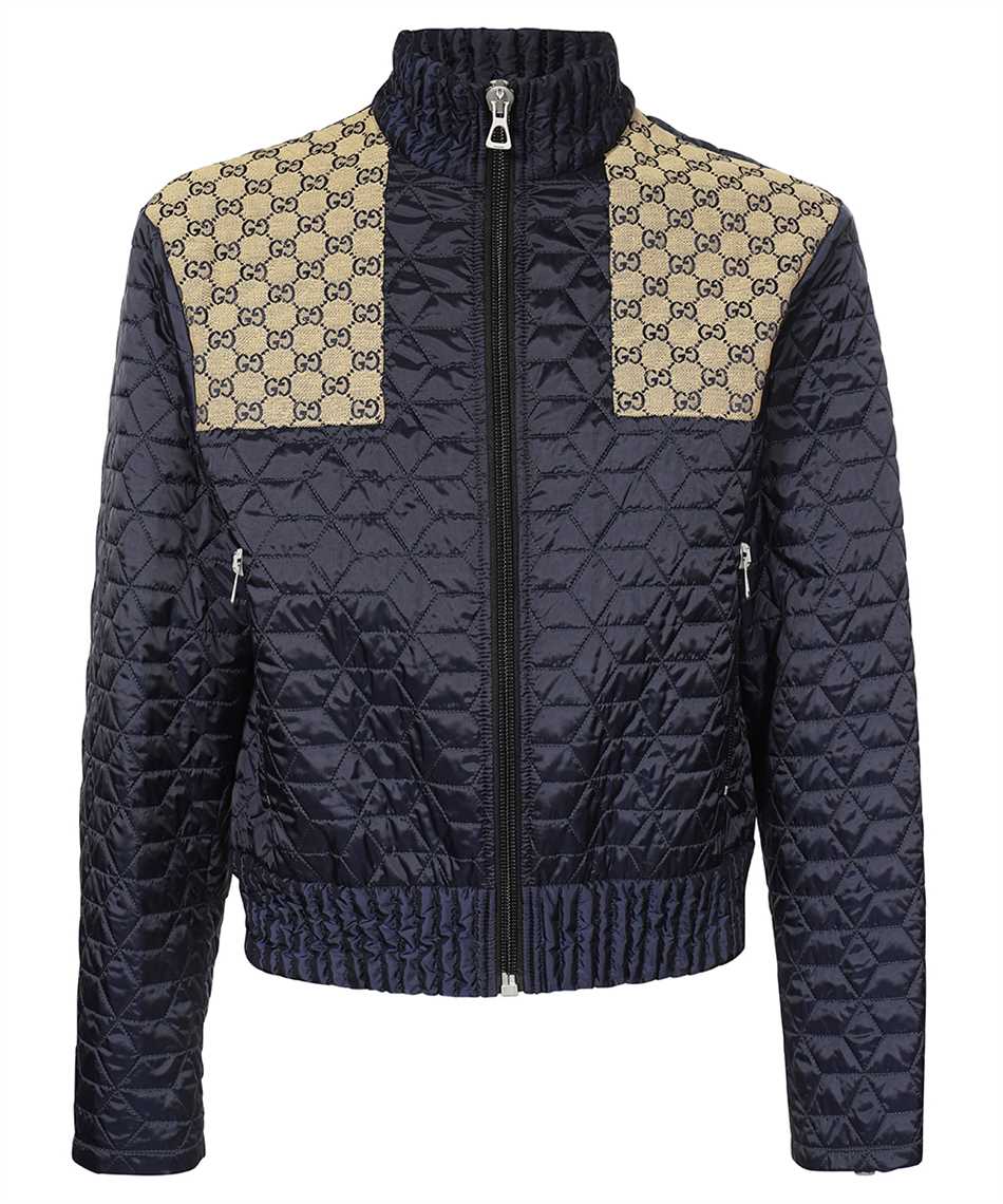 GG Nylon Canvas Jacket in Blue - Gucci