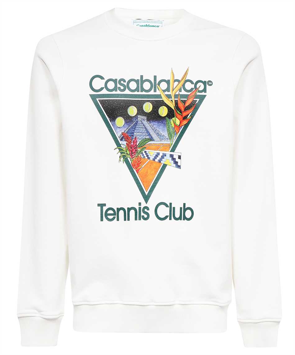 Casablanca MS23 JTP 117 05 TENNIS CLUB ICON PRINTED Sweatshirt 1
