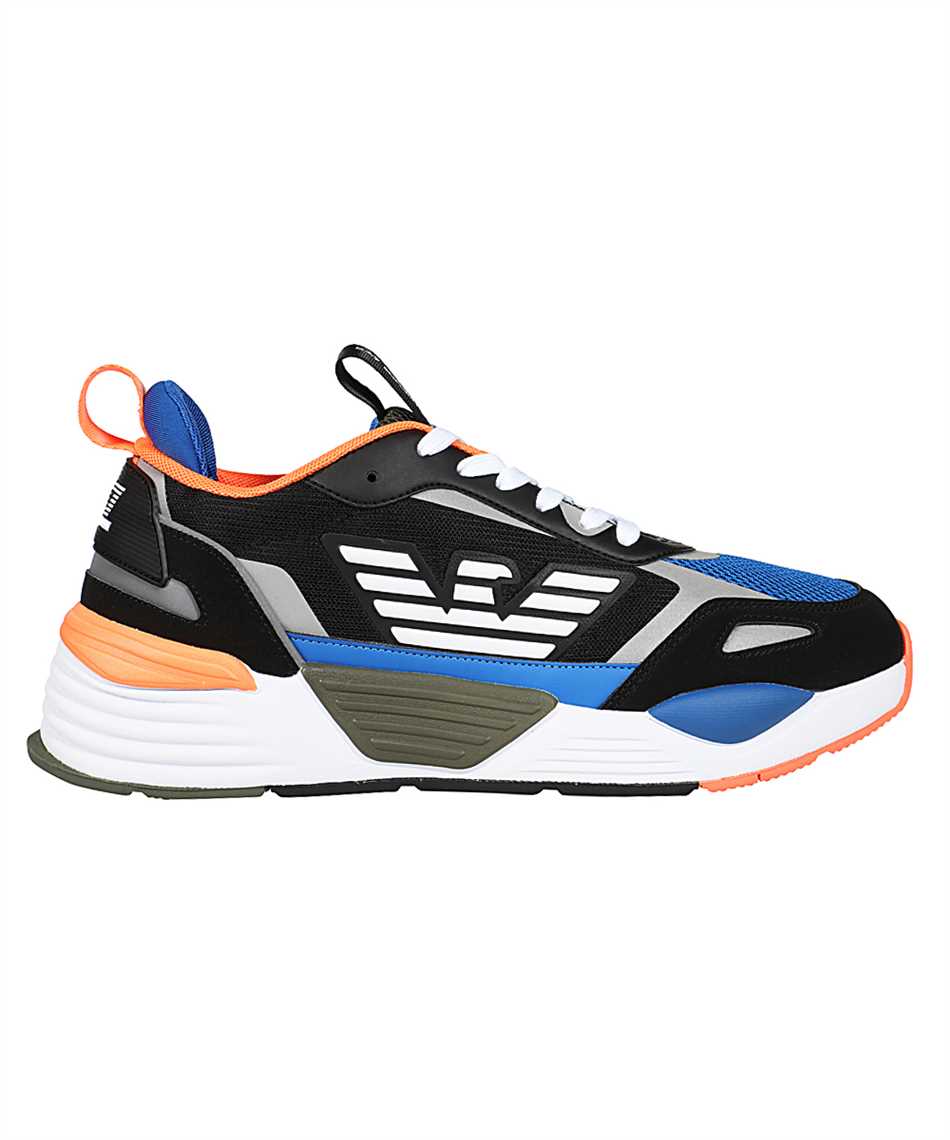 Sneaker Ea7 Emporio Armani Training Ecosuede/ Mesh Black/ Silver Unisex  Us21ea05 X8x070 | Fruugo US