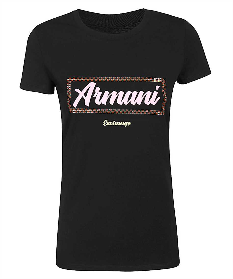 armani exchange shirt black