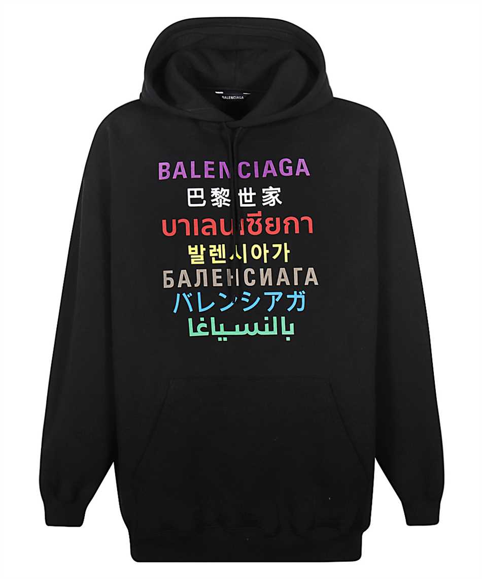 Balenciaga 570811 TJVI6 MEDIUM FIT Hoodie Black #36 Balenciaga 570811 TJVI6 MEDIUM FIT Hoodie Black
