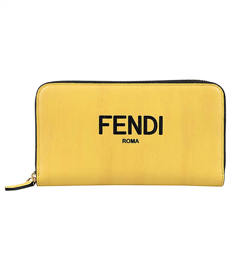 fendi wallet yellow