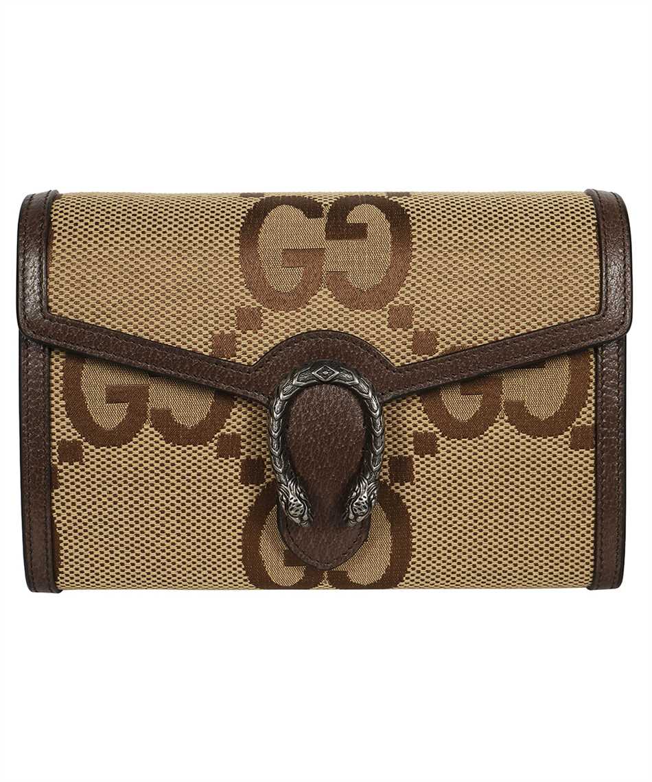 GUCCI Dionysus GG Supreme Crossbody Chain Wallet Beige 401231