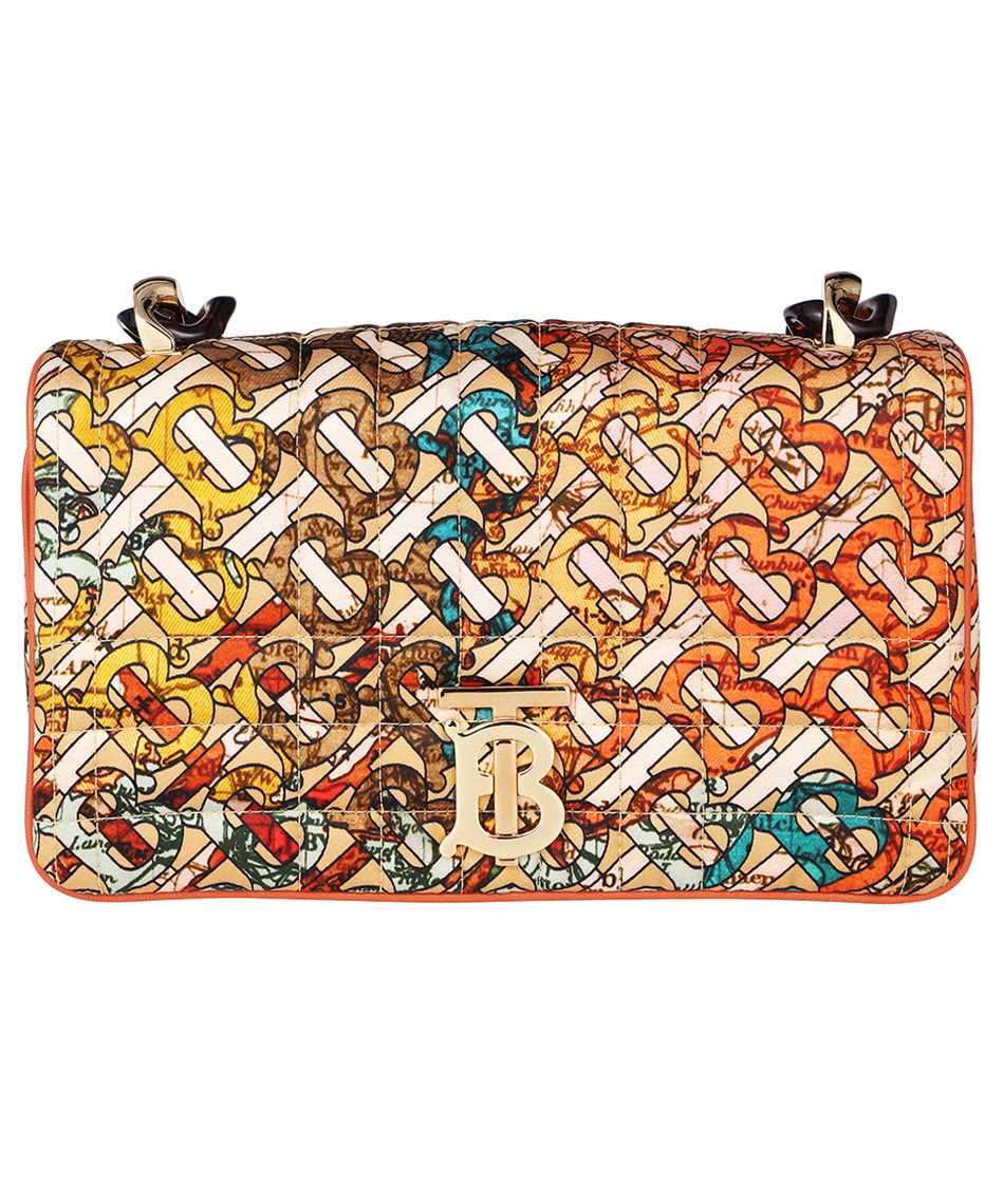 Burberry 8055936 QUILTED MONOGRAM MAP PRINT SMALL LOLA Bag Multicolor