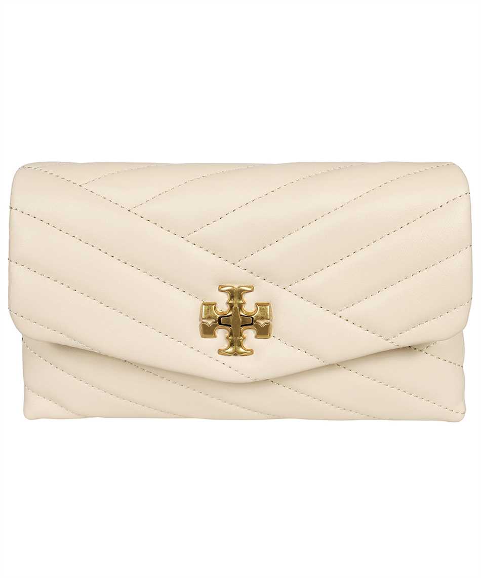 Tory Burch 90343 KIRA CHEVRON CHAIN Wallet Beige