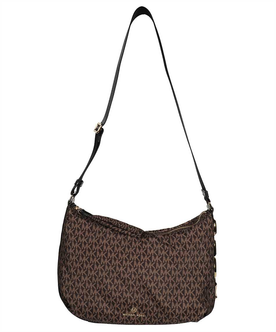 Michael Kors Leonie monogram-logo Backpack - Brown