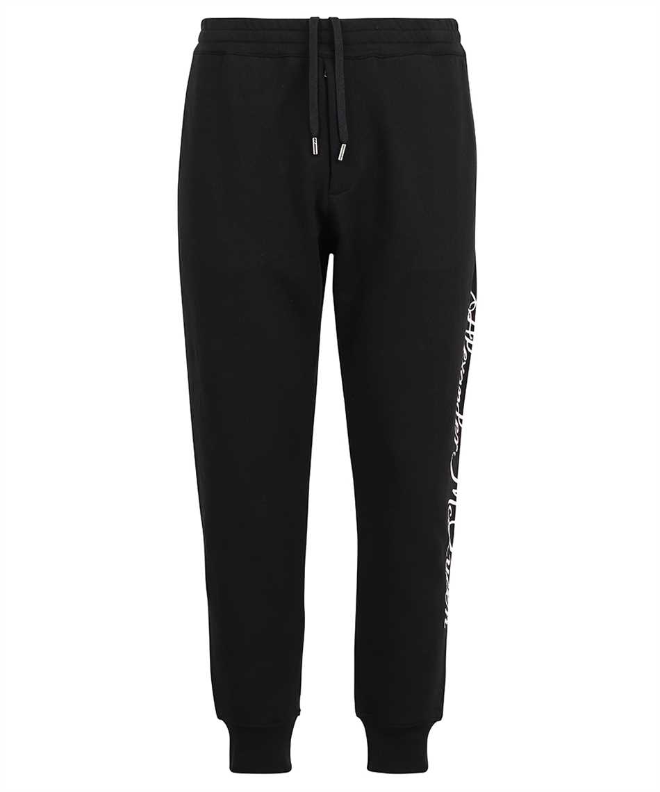 Alexander McQueen 687742QSZ9A BLAKE ILLUSTRATION Trousers Black Alexander McQueen 687742QSZ9A BLAKE ILLUSTRATION Trousers Black