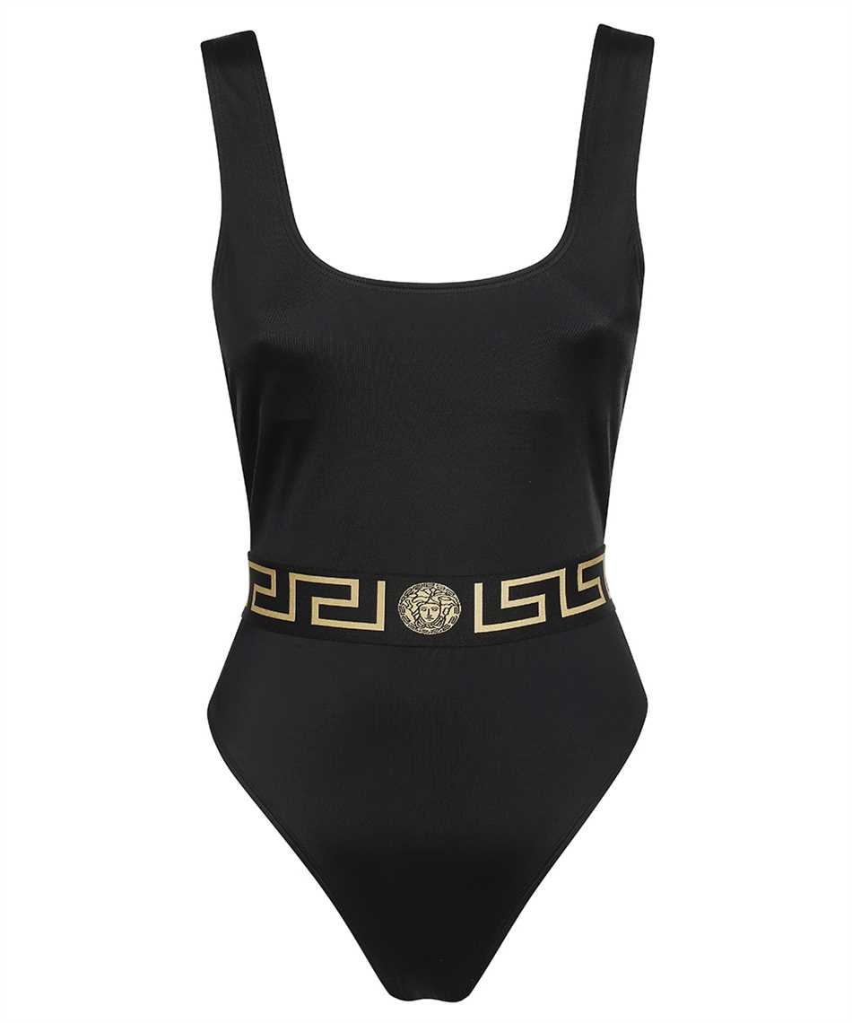 Versace 1003204 A232185 GRECA Swimsuit Black