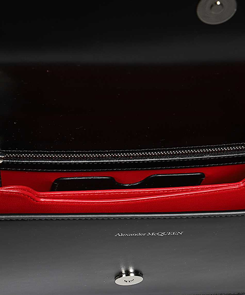 Alexander McQueen 757565 1BLCM JEWELLED LEATHER SHOULDER Tasche 3