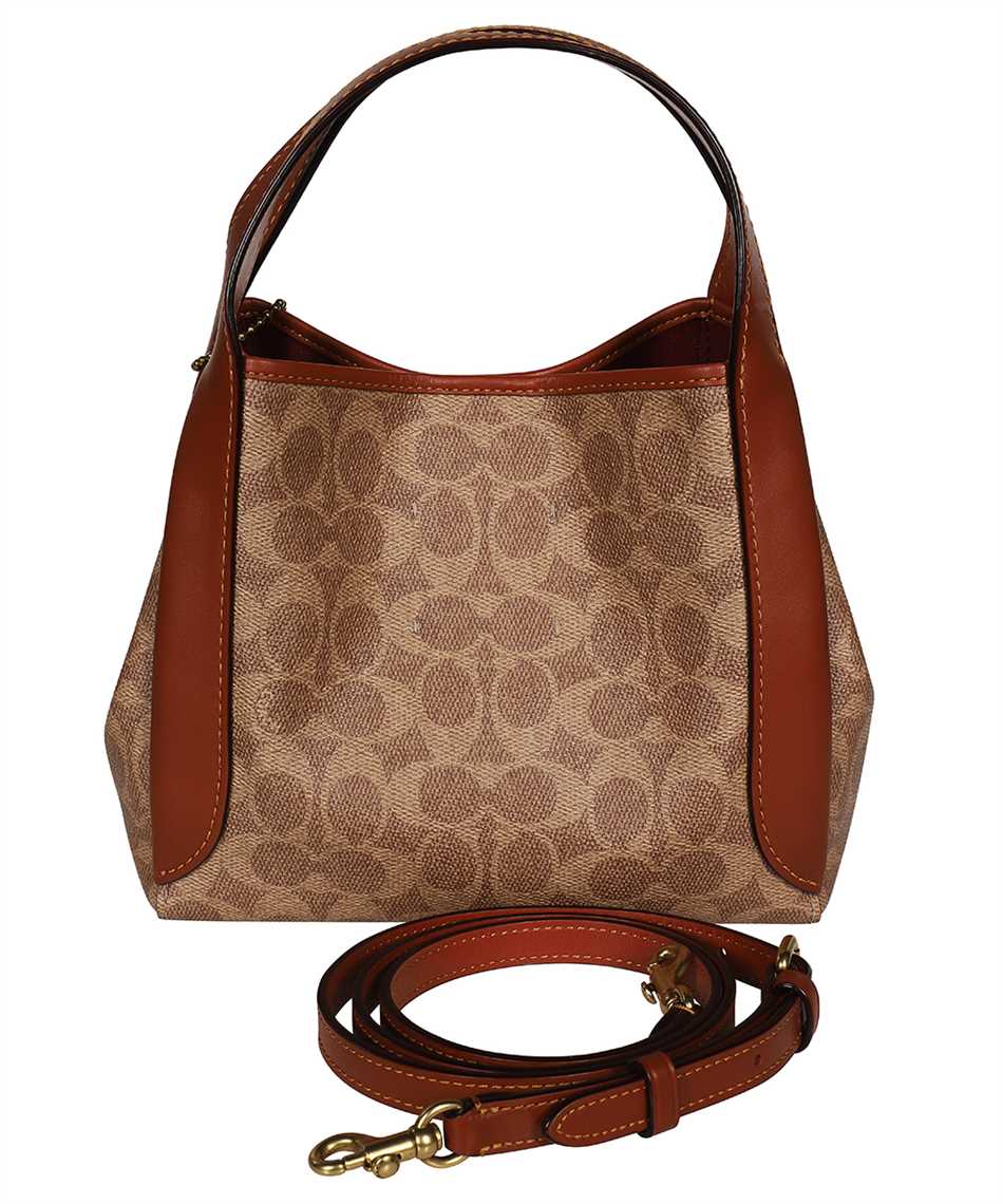 Coach 79251 Hadley Hobo 21 In Signature Canvas Tan Rust