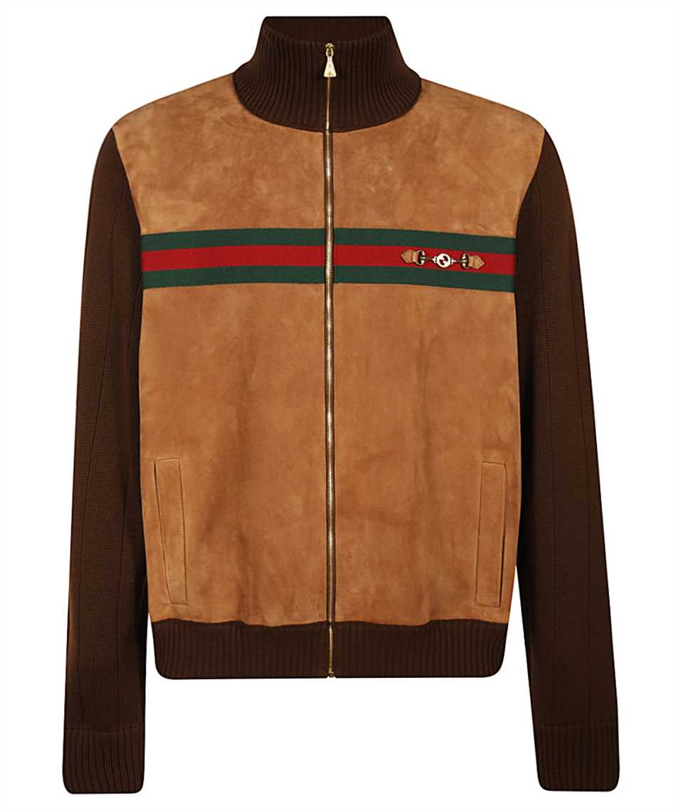 gucci brown bomber jacket