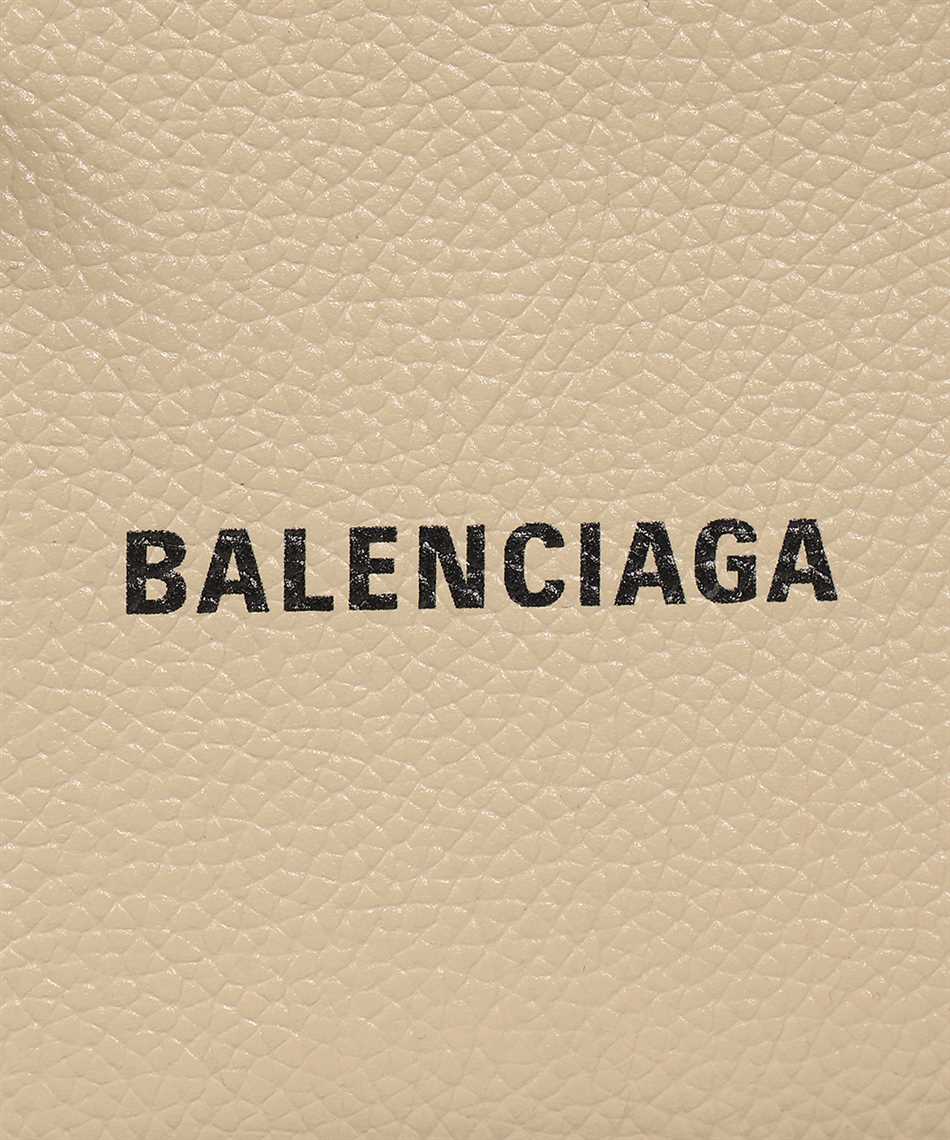 Balenciaga 637130 1IZI3 CASH LARGE LONG COIN Card holder Beige