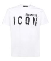 Dsquared2 S79GC0039 S23009 ICON SPRAY COOL T-shirt Bianco