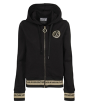 Versace Jeans Couture B6hwa7tq 30318 Zip Hoodie Black